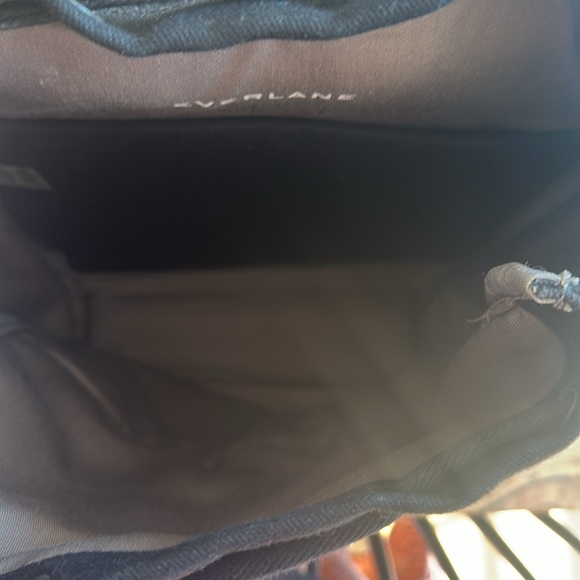 The Everlane Modern Twill Single Snap Backpack in Black - Picture 8 of 9